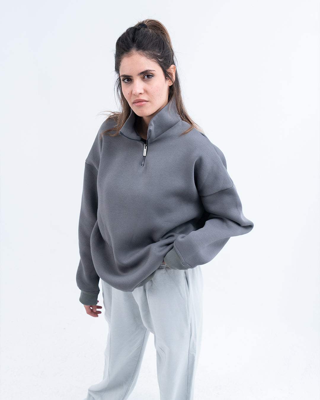 Quarter Zip Sweatshirt ( unisex)