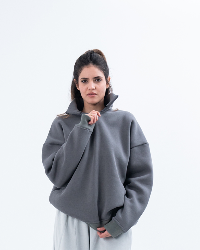 Quarter Zip Sweatshirt ( unisex)