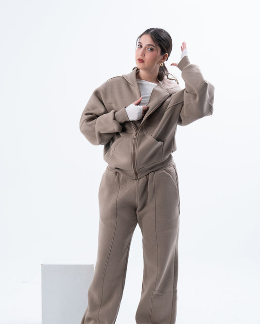 The Cozy-Up Khaki Set