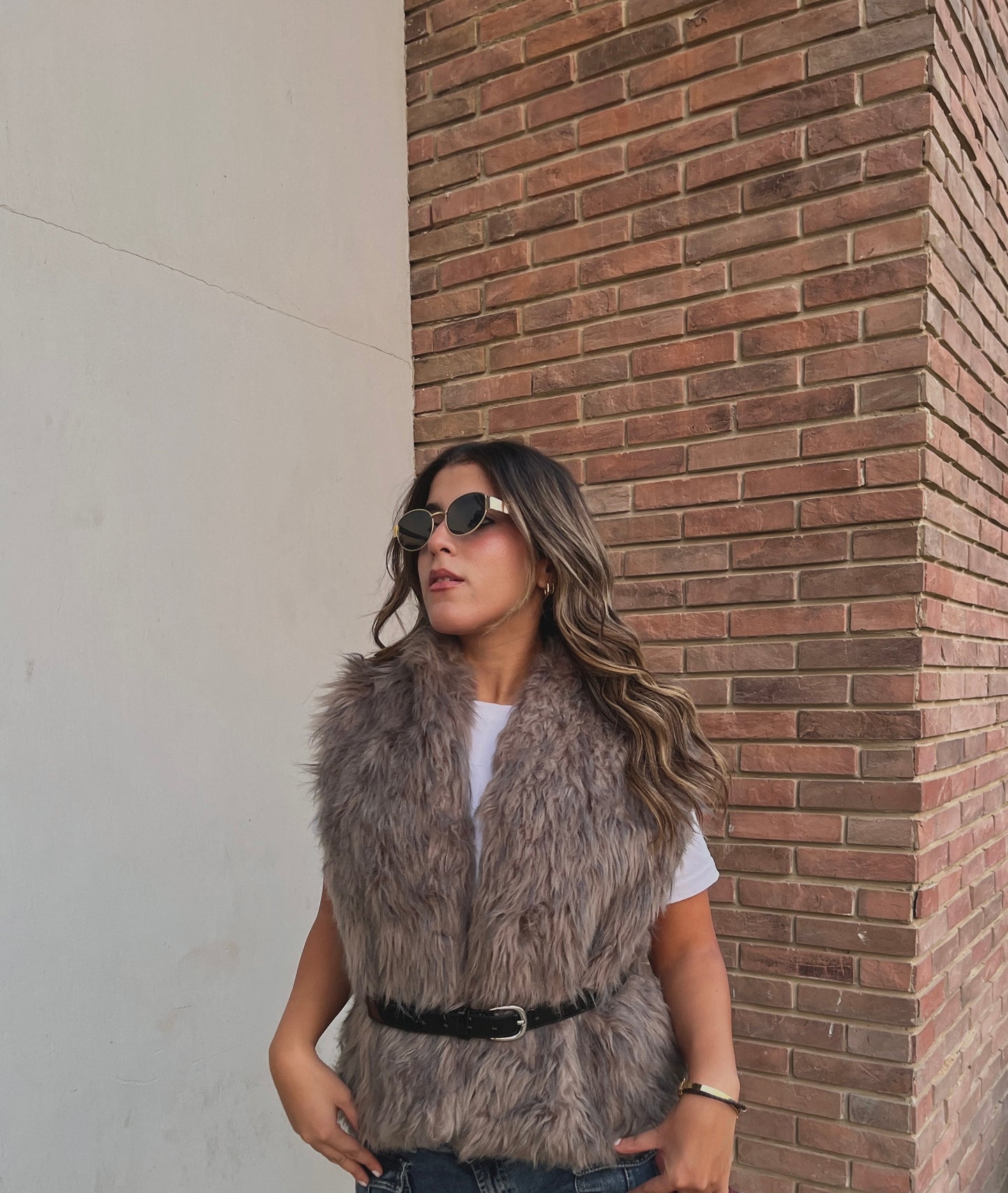 Ash Furry Vest ( Preorder )